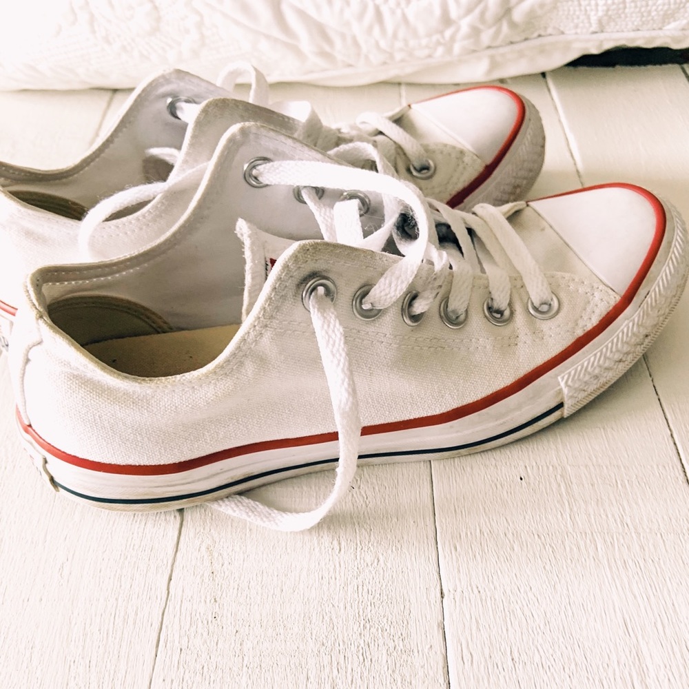 White Converse Sneakers